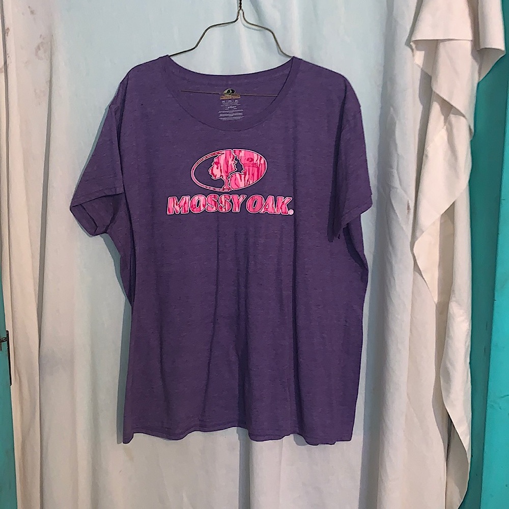 purple mossy oak tee